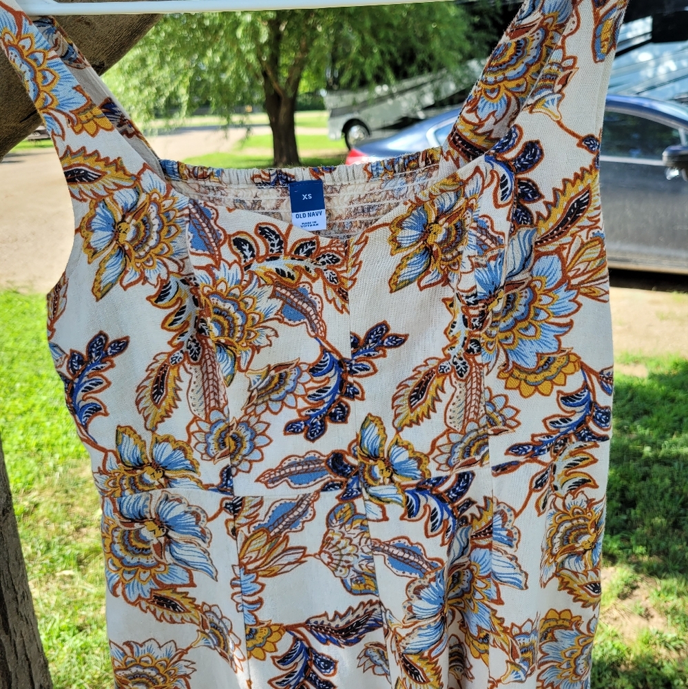 Old Navy Fit And Flare Midi Dress